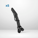 Lot 5 Pinces Locks All Black My Pretty Locks