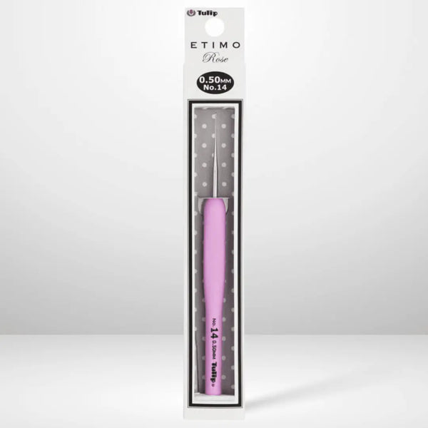Etimo Ergonomic Crochet Hook Rose 0.5mm